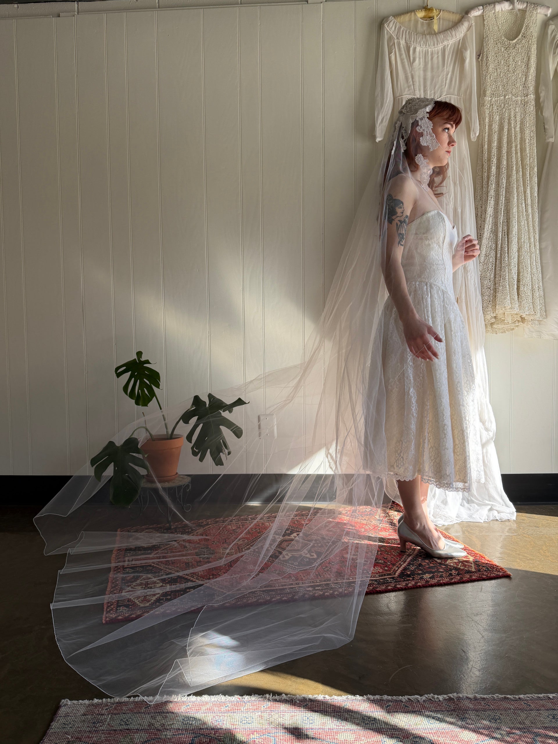 1960s House of Bianchi Cathedral Veil | Dear Saint display picture 3